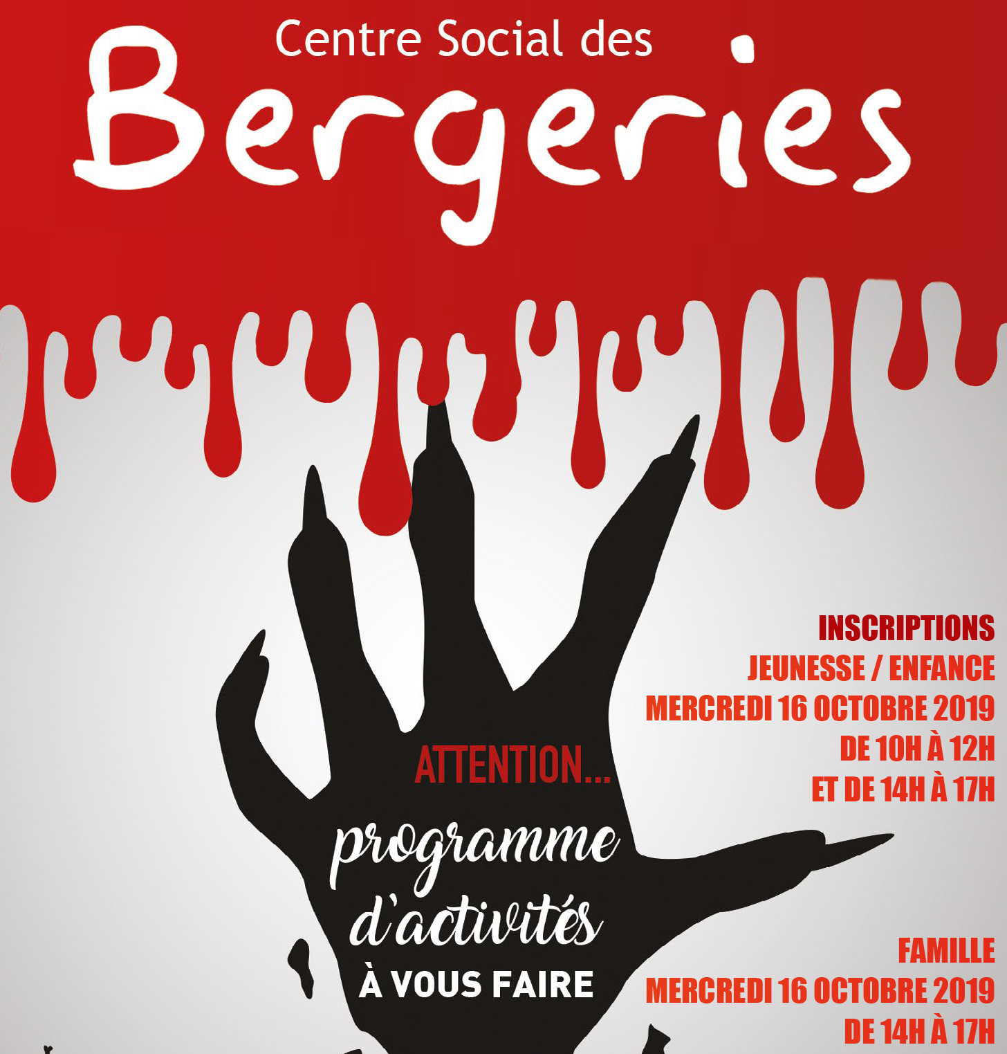 Programme des Bergeries Toussaint 2019