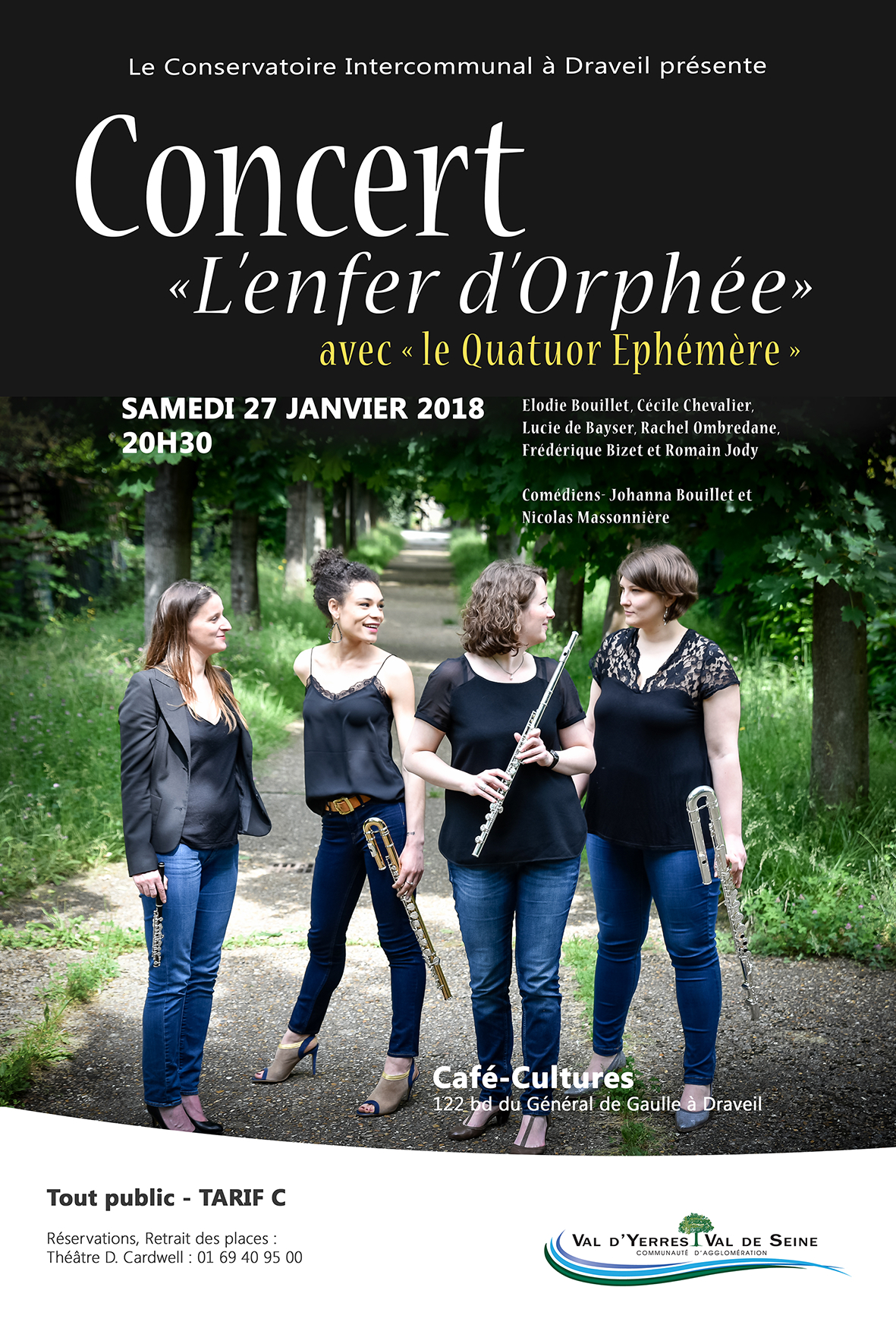 Concert « L'enfer d'Orphée » : Samedi 27 janvier