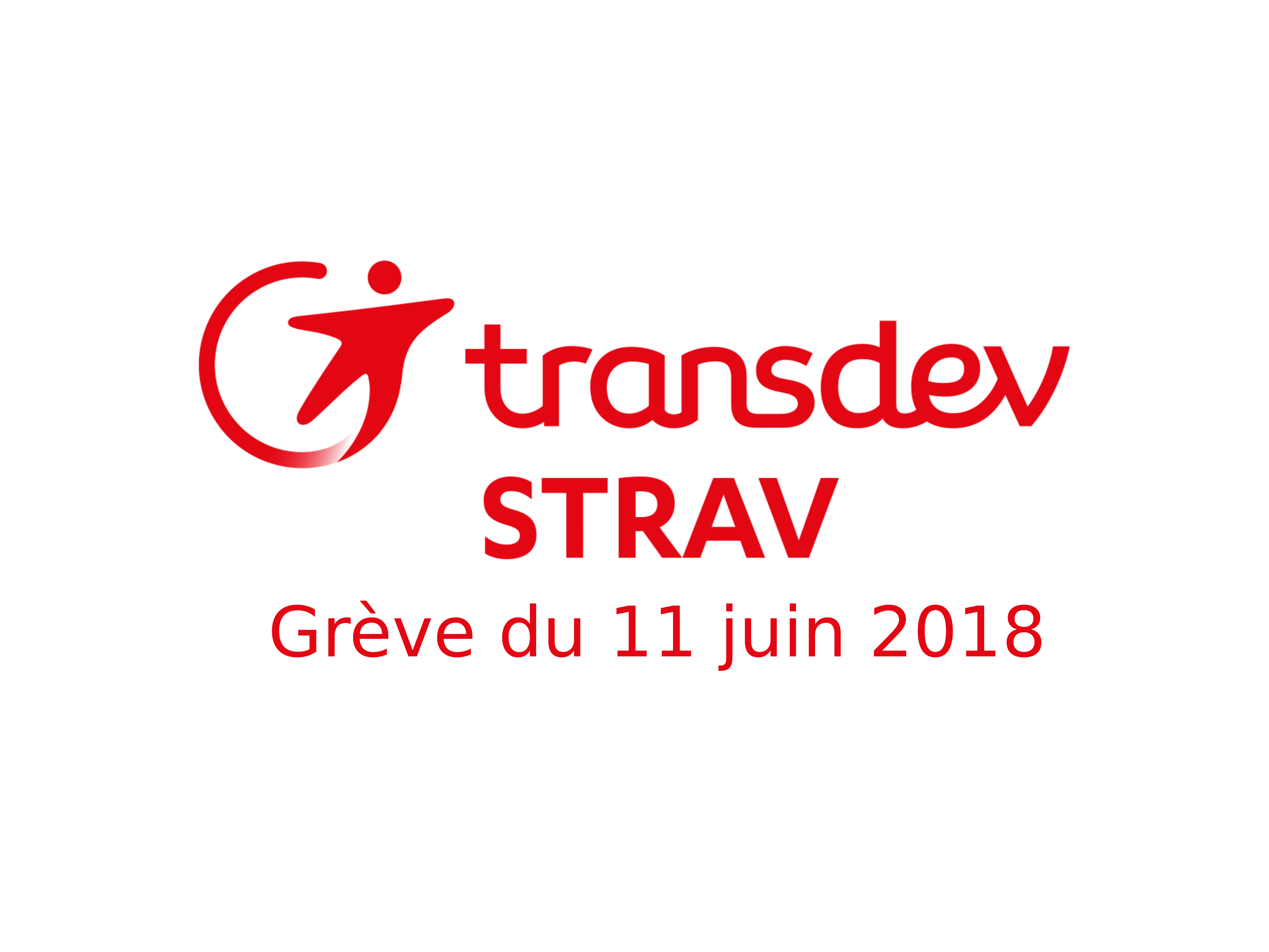 Grève sur le réseau STRAV lundi 11 juin.