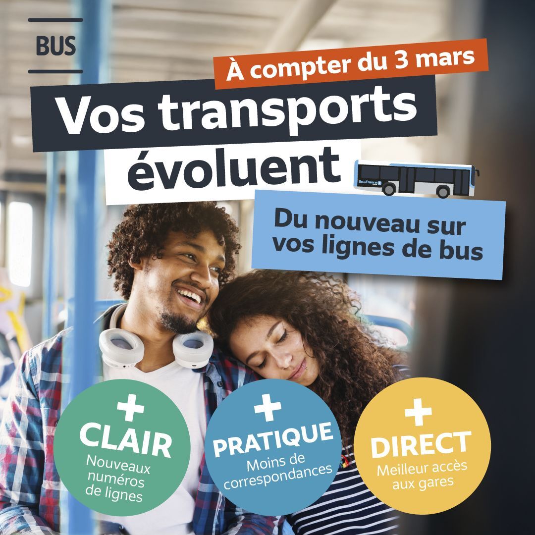 Vos transports évoluent ! Du nouveau sur vos lignes !